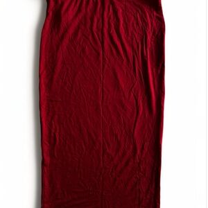 SHEIN Red Fitted Long Stretchy Skirt Size M / US Women's Size 6